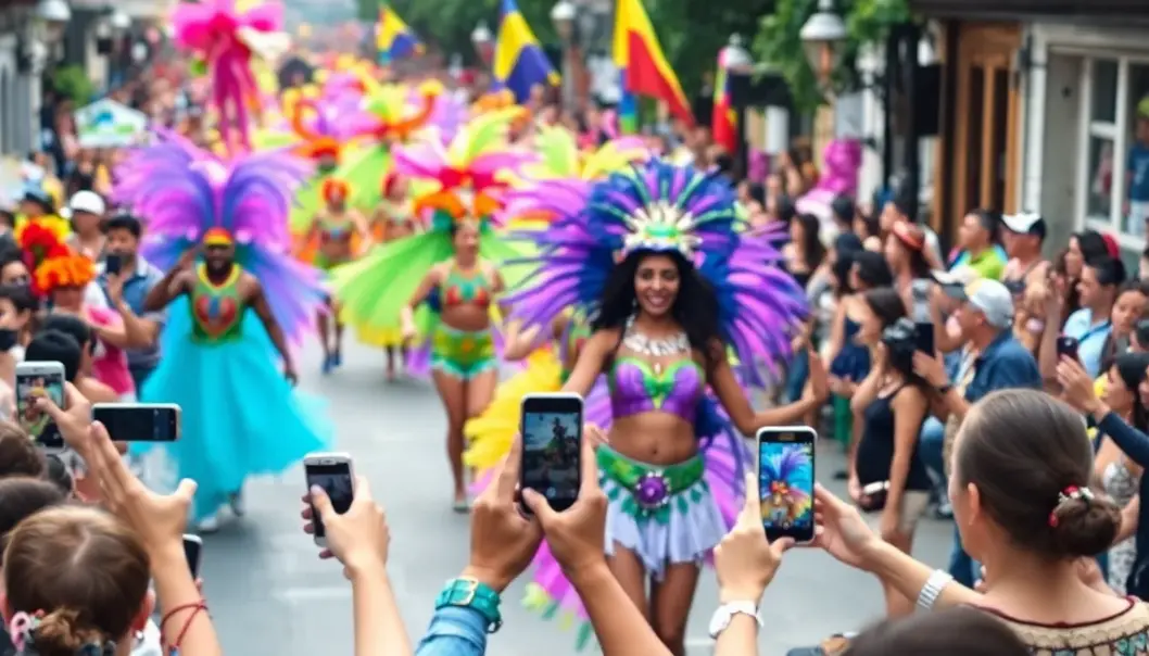Rio Carnival: A vibrant explosion of colors, music, and dance.