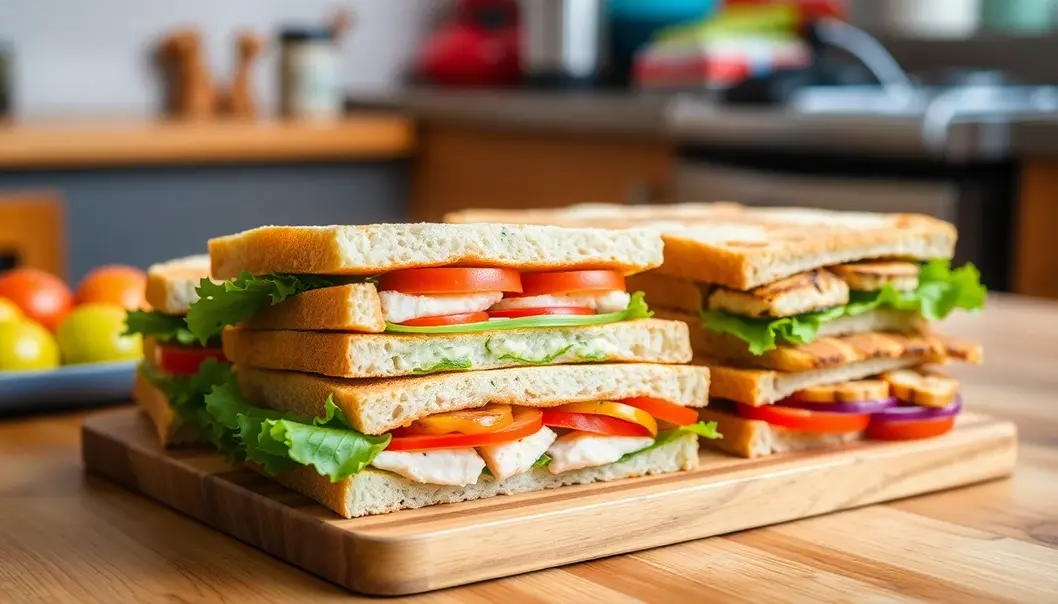 A range of colorful and delicious sandwiches perfect for college students’ lunches.